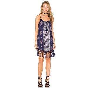 Band of Gypsies Sleeveless Scoop Neck Fringe Hem Dress Size XS